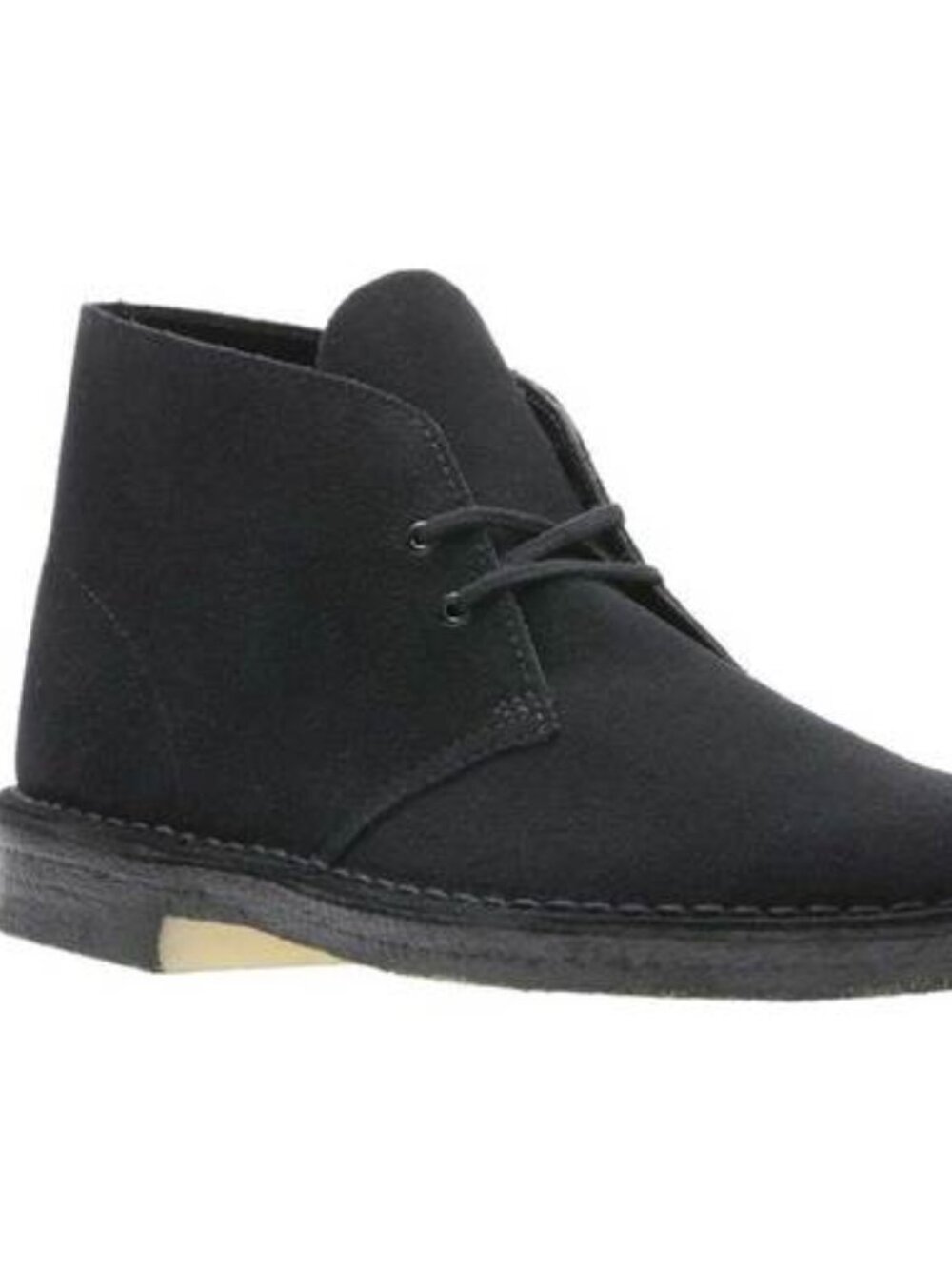 Clarks Suede Desert Boots Black